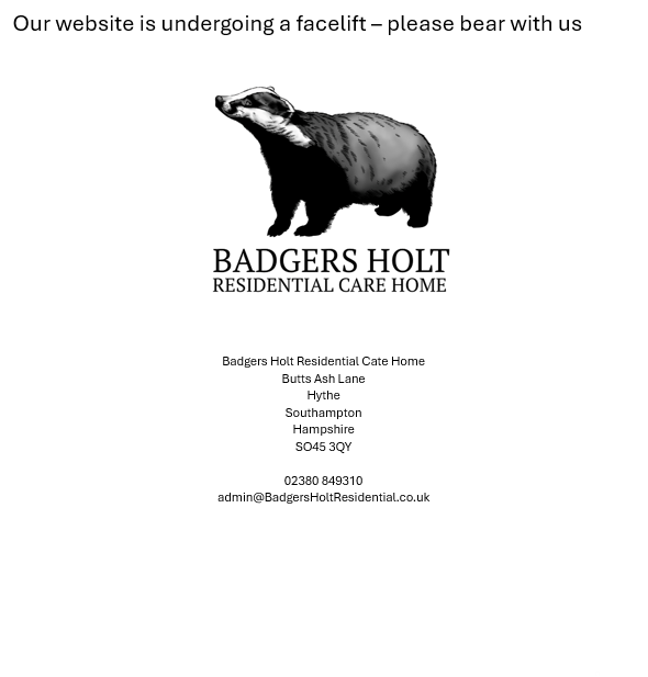 Badger's Holt Residential Home
